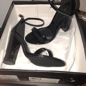 black heels